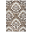 Alora Decor Napoli 8' x 10' Medallion Mocha/Ivory Hand-Tufted Area Rug