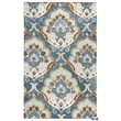 Alora Decor Napoli 8' x 10' Medallion Mocha/Ivory Hand-Tufted Area Rug