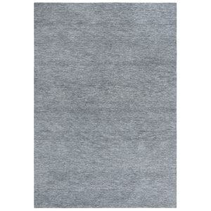 Alora Decor Luna 7'6&quotx9'6&quot Solid/Tone on Tone Gray/Gray Hand-Tufted Area Rug