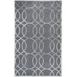 Alora Decor Madison 3' x 5' Geometric Medium Gray/Silver Hand-Tufted Area Rug