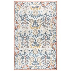 Alora Decor Lavine 8' x 10' Floral Natural/Rust/Blue Gray/Brown/Gold Area Rug
