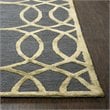 Alora Decor Madison 8' x 10' Geometric/Trellis Gray/Gold Hand-Tufted Area Rug
