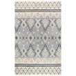 Alora Decor Lavine 5' x 8' Tribal Motif Natural/Gray/Dk Gray Area Rug