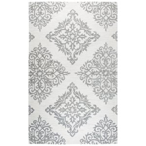 Alora Decor Lavine 8' x 10' Medallion Natural/Taupe Hand-Tufted Area Rug