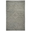Alora Decor Makalu 8' x 10' Geometric/Solid Gray/Natural Hand-Tufted Area Rug