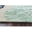 Alora Decor Milan 5' x 8' Medallion Navy/Gray/Rust/Blue Hand-Tufted Area Rug