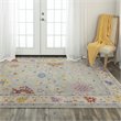 Alora Decor Muse 6' x 9' Gray/Beige/Blue/Purple/Red/Yellow Hand Knotted Area Rug