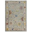 Alora Decor Muse 6' x 9' Gray/Beige/Blue/Purple/Red/Yellow Hand Knotted Area Rug