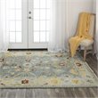 Alora Decor Muse 8' x 10' Gray/Beige/Gray/Yellow/Red Hand Knotted Area Rug