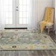 Alora Decor Muse 9' x 12' Gray/Beige/Gray/Yellow/Red Hand Knotted Area Rug