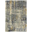 Alora Decor Noble 8' x 10' Abstract Gray/Beige/Gray/Rust/Blue Hand Knot Area Rug