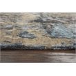 Alora Decor Noble 9' x 12' Abstract Beige/Gray/Gray/Rust/Blue Hand Knot Area Rug