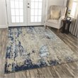 Alora Decor Noble 6' x 9' Abstract Beige/Gray/Gray/Rust/Blue Hand Knot Area Rug