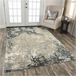 Alora Decor Noble 6' x 9' Abstract Beige/Gray/Gray/Rust/Blue Hand Knot Area Rug