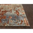 Alora Decor Noble 6' x 9' Abstract Brown/Gray/Gray/Rust/Blue Hand Knot Area Rug