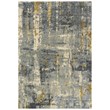Alora Decor Noble 6' x 9' Abstract Gray/Beige/Gray/Rust/Blue Hand Knot Area Rug