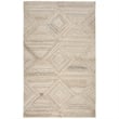 Alora Decor Makalu 8' x 10' Geometric/Solid Tan/Natural Hand-Tufted Area Rug