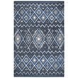 Alora Decor Pueblo 8' x 10' Tribal Indigo/Natural/Blue/Gray Area Rug