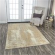 Alora Decor Radiant 9' x 12' Abstract Beige/Ivory/Gray Hybrid Area Rug