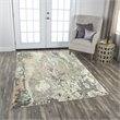 Alora Decor Radiant 9' x 12' Abstract Beige/Ivory/Gray Hybrid Area Rug
