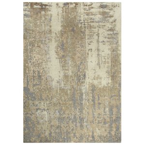 Alora Decor Radiant 5' x 8' Abstract Beige/Ivory/Gray Hybrid Area Rug