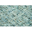 Alora Decor Storm 3' x 5' Tweed Teal/Beige Hand-Tufted Area Rug