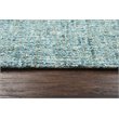 Alora Decor Storm 3' x 5' Tweed Teal/Beige Hand-Tufted Area Rug