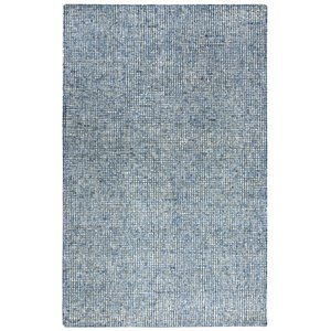 Alora Decor Storm 5' x 8' Tweed Blue/Beige Hand-Tufted Area Rug