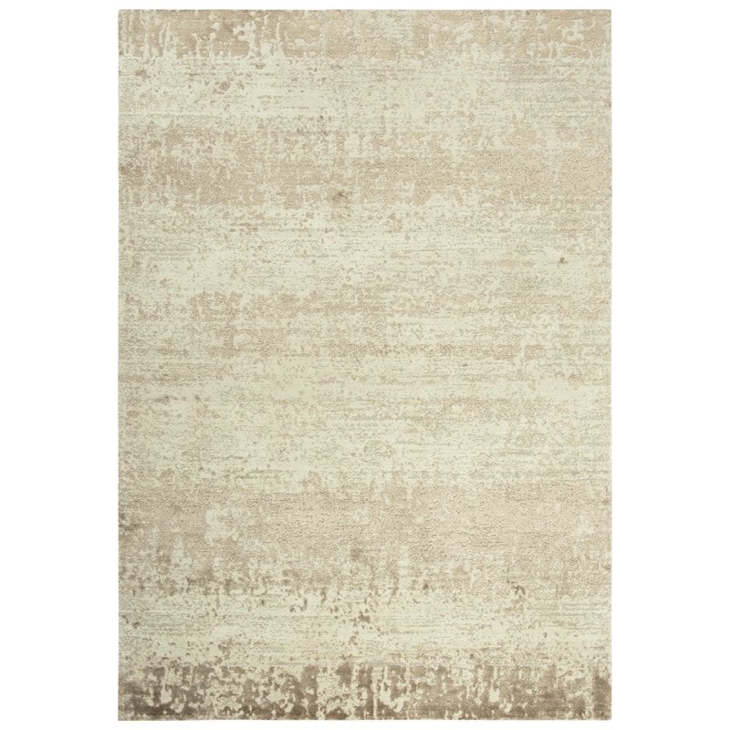 Alora Decor Radiant 9' x 12' Abstract Beige/Ivory/Tan Hybrid Area Rug