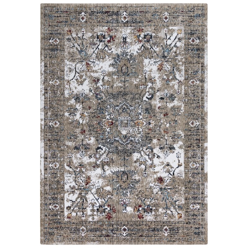 Alora Decor Sanction 8' x 10' Beige/White/Brown/Multi Color Area Rug