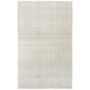 Alora Decor Sun 7'6&quot x 9'6&quot Basket Weave Beige/Ivory Woven Area Rug