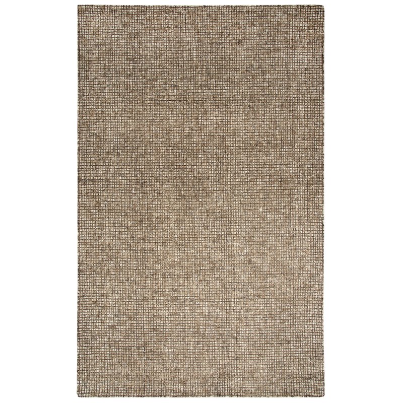 Alora Decor Storm 3' x 5' Tweed Brown/Beige Hand-Tufted Area Rug