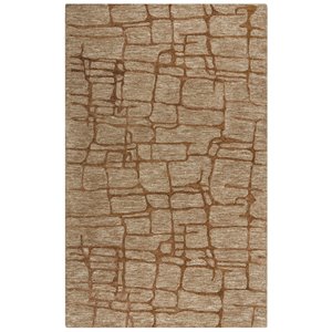 Alora Decor Winston 7'9&quot x 9'9&quot Brown/Chocolate/Beige Hand-Tufted Area Rug