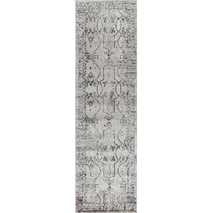 Alora Decor Swagger 2'3&quot x 7'7&quot Distress Taupe/Natural/Gray/Black Area Rug
