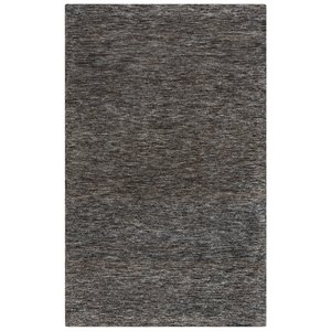 Alora Decor Winston 8'9&quot x 11'9&quot Speckled Solid Charcoal/black/Grey Area Rug