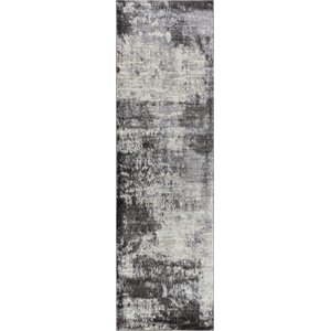 Alora Decor Swagger 2'3&quot x 7'7&quot Taupe/Tan/Gray/Dk Gray Power-Loomed Area Rug