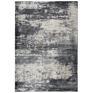 Alora Decor Swagger 7'10&quot x 10'10&quot Taupe/Tan/Gray/Dk Gray Power-Loomed Rug