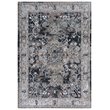 Alora Decor Sanction 8' x 10' Black/Black/Multi Color Power-Loomed Area Rug