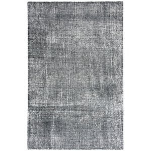 Alora Decor Storm 8' x 11' Tweed Black/Beige Hand-Tufted Area Rug