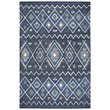Alora Decor Pueblo 5' x 8' Tribal Indigo/Natural/Blue/Gray Hand-Tufted Area Rug