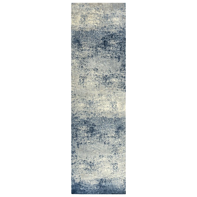 Radiant 10' x 13' Abstract Beige/Ivory/Tan Hybrid Area Rug 