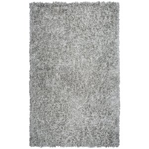 Alora Decor Pearl 3'6&quot x 5'6&quot Solid Lt. Gray Hand-Tufted Area Rug