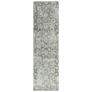 Alora Decor Radiant 2'6&quot x 10' Classic Gray/Beige/Gray Hybrid Area Rug