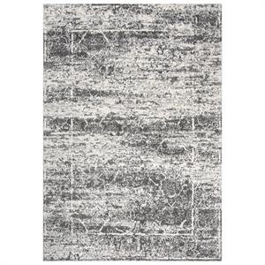 Alora Decor Venice 3'11&quot x 5'6&quot Ivory /Silver/ Taupe Power-Loomed Area Rug