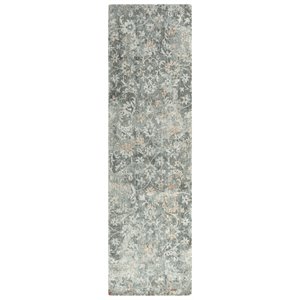 Alora Decor Radiant 2'6&quot x 8' Classic Gray/Beige/Gray Hybrid Area Rug