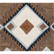 Alora Decor Pueblo 8' x 10' Tribal Multi/Navy/Dk Taupe/Camel Area Rug