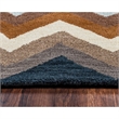 Alora Decor Pueblo 8' x 10' Tribal Multi/Navy/Dk Taupe/Camel Area Rug