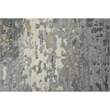 Alora Decor Radiant 9' x 12' Abstract Gray/Ivory/Gray Hybrid Area Rug