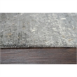 Alora Decor Radiant 9' x 12' Abstract Gray/Ivory/Gray Hybrid Area Rug