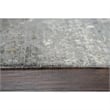 Alora Decor Radiant 5' x 8' Abstract Gray/Ivory/Gray Hybrid Area Rug